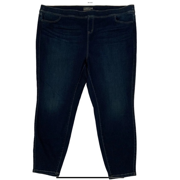 Torrid Skinny Jeans Size 14 Plus Dark Wash Mid Rise Stretch